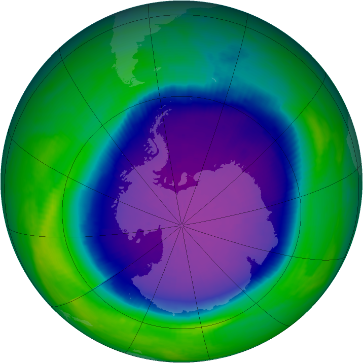 Ozone Map 1998-10-05